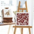 thumbnail image 5 of Rose Flower Stencils Rose Stencils Rose Background Template 11.8"x 11.8" Rose Floral Stencils PET Reusable Craft Painting on Wood Canvas Wall Furniture Home Decor, 5 of 7