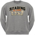 thumbnail image 1 of Peanuts - Reading Is Cool Adult Crew Sweatshirt, 1 of 1