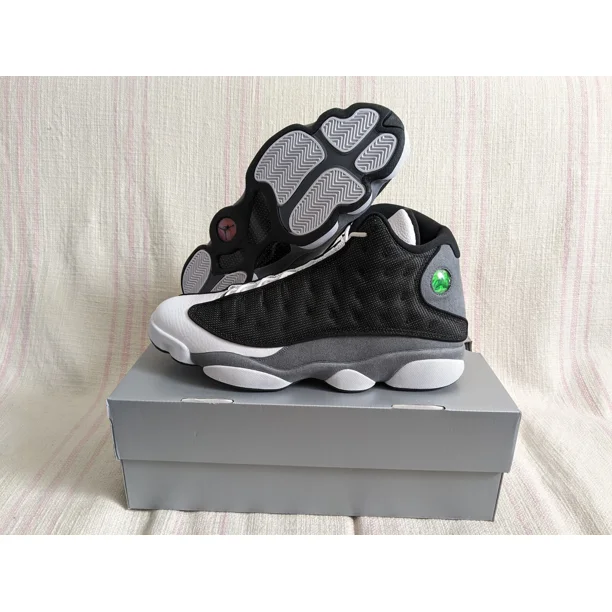 Ni - ke Air Jordan 13 Retro Black Grey Flint AJ13 2023 DJ5982-060 Men's Shoe Size 15