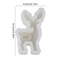 thumbnail image 5 of Reindeer Shape Silicone Mold Baking Tool For Epoxy Resin Candle Soap Making, 5 of 9