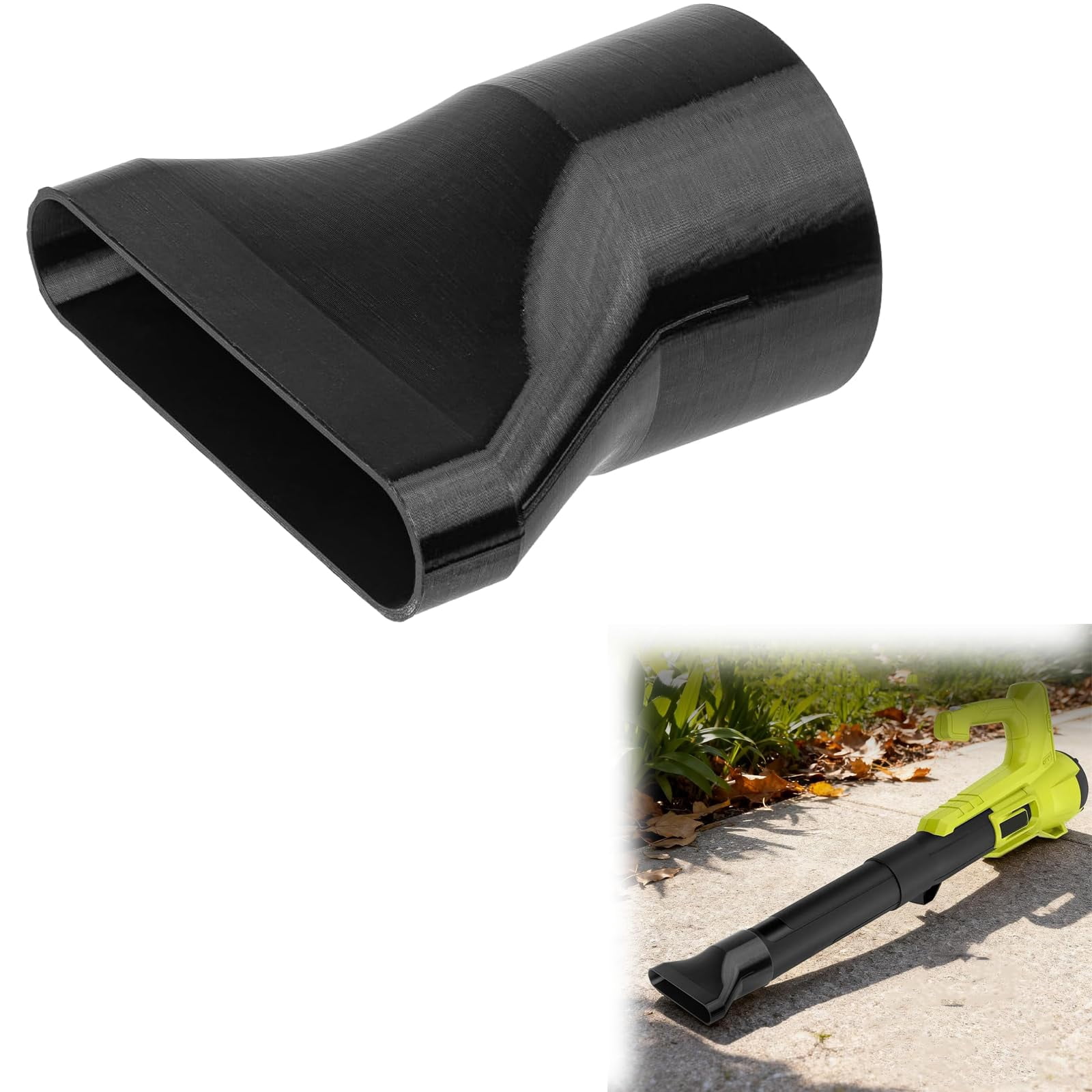 Leaf Blower Flat Nozzle for Ryobi P21011, Blower Airflow Attachment, Lawn Debris Concentrator, Outdoor Yard Cleaning Accessory