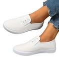thumbnail image 4 of uvwlwu Casual Shoes for Women Fabric Shoes Canvas Trainers Fabric Trainers Shoes Walking Shoes Summer Boat Shoes Low Shoes Loafer On Flat Shoes Wide Feet, 4 of 9