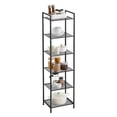thumbnail image 1 of Estantería SONGMICS de 6 niveles extensible y ajustable, 156,6 cm, negra, 1 of 7