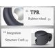 thumbnail image 2 of Ruedas giratorias para silla de oficina XCF ruedas de goma de repuesto diseño ensanchado tamaño de vástago estándar 11 mm x 22 mm, 2 of 3