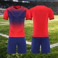 thumbnail image 2 of BaoFuBaoMei Athletic Sets for Boys Girls Summer Short Sleeve Tops and Shorts Outfits Crew Neck Soccer Sportswear Sets, 2 of 6
