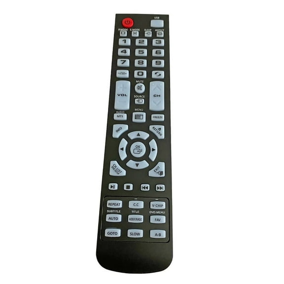 Replaced Remote for Westinghouse - 24" Class LED HD TV/DVD Combo WD24HB6101