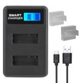 thumbnail image 3 of ATTOE Intelligent USB Dual Slot Camera Battery Charger with LCD Display For SJ4000 Battery-0813, 3 of 5