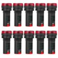 thumbnail image 1 of 10 Pcs AD16-22SM Red LED Buzzer Indicator Light with Flash Alarm for AC DC 12V Industrial Signal Panel, 1 of 5