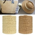 thumbnail image 2 of PENGXIANG 280 Meter Colorful Threads Natural Raffia Straw Yarn for Bag Handbag Cushion Basket Hat Knitting Material Crochet Yarn Handcraft, 2 of 7