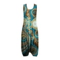 thumbnail image 3 of Don't Miss Out！ HIMIWAY Jumpsuits for Women Women's Jumpsuits Rompers & Overalls Fashion Round-Neck Jumpsuit for Womens Adjustable Spaghetti Straps Vintage Romper Jumpsuit with Pocket Blue 3XL, 3 of 3