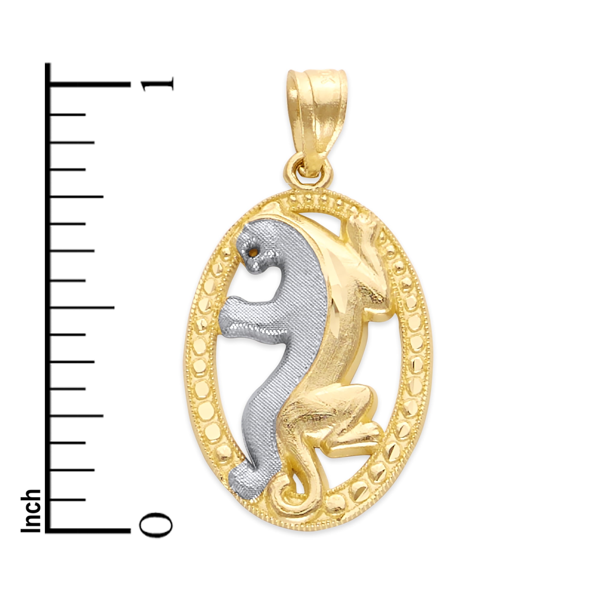 14k Two Tone Gold Panther Pendant, Big Cat Jewelry, Spirit Animal Gifts for Her with 16 inch Chain 14k Two Tone Gold Panther Pendant, Big Cat Jewelry, Spirit Animal Gifts for Her with 16 inch Chain