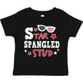 thumbnail image 3 of Inktastic Star Spangled Stud with Sunglasses and Stars Boys Toddler T-Shirt, 3 of 5