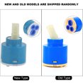 thumbnail image 1 of Ceramic Disc 35/40mm Ceramic  Water Mixer Tap, Mixer Tap  Ceramic Disc , PP Plastic Blue Practical Inner Control Faucet Valve, 1 of 8