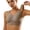 Coffee, variant on Bras for plus Size Women Women's Front Side Buckle Lace Edge Without Steel Ring Movement Seamless Gathering Adjustment Yoga Sleep Large Bra