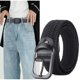 thumbnail image 4 of Cinturón de hombre, cinturón elástico sin agujeros, cinturón elástico con hebilla de pasador para estudiantes, cinturón de pantalones de moda para hombres y mujeres jóvenes, 4 of 4