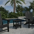 thumbnail image 2 of Clihome  HIPS Outdoor Double Floor Resin Side Table Black, 2 of 5