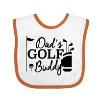 Inktastic Dad's Golf Buddy Boys or Girls Baby Bib