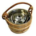 thumbnail image 2 of Seau de Sauna en Cèdre - Insert en Acier Inoxydable - 5L, 2 of 3