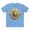 Carolina Blue, variant on Medallion Shirt, Shirt with Medallion, Tee Shirt with Medal