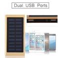 thumbnail image 2 of Oubit Banque d'Alimentation Solaire, Chargeur Portable Double USB 10000mAh, Banque d'Alimentation Compacte et Légère, 2 of 8