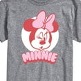 thumbnail image 3 of Mickey & Friends - Minnie Mouse Wink Face - Men's Short Sleeve Graphic T-Shirt, 3 of 5