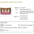 thumbnail image 4 of GZHJMY Tapestry Romantic Tunnel of Pink Flower Trees Tapestry Wall Hanging Decorative Wall&nbsp;Blanket&nbsp;Bedding Tapestry for Bedroom Living Room Dorm 60"x51" Gift Decor, 4 of 7