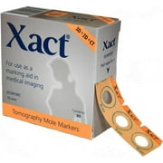 Xact 1078355-BX 15 mm Circle Mammography Tomosynthesis Mole Marker - Pack of 80