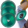 thumbnail image 1 of ZOUSSIQI 3PCS Indestructible Disc for Grinder, 4 Inch Ultra-fine Corrugated Tile Cutting Discs Master, Composite Multifunctional Cutting Saw Blade Glass Cutting Disc, Ultra-Thin Circular CA919-46781, 1 of 7