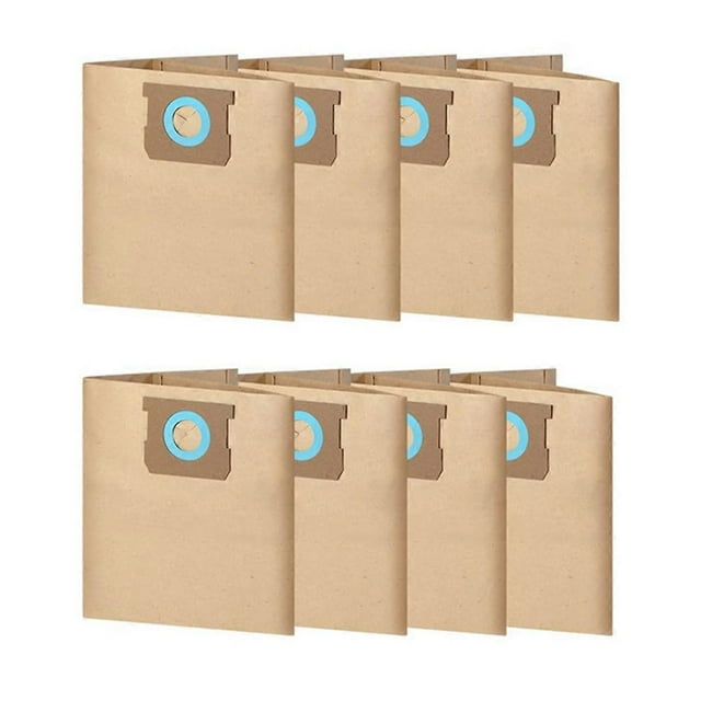 Lot de 8 DXVA19-4104 Sacs d'Aspirateur, Sac de Collecte de Poussière