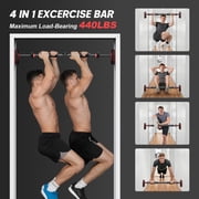 WARMOUNTS Pull-Up Bar for Upper Body Workout, Adjustable Width Doorway Pull Up Bar without Screw[25-40] for Home Gym, 1 Count