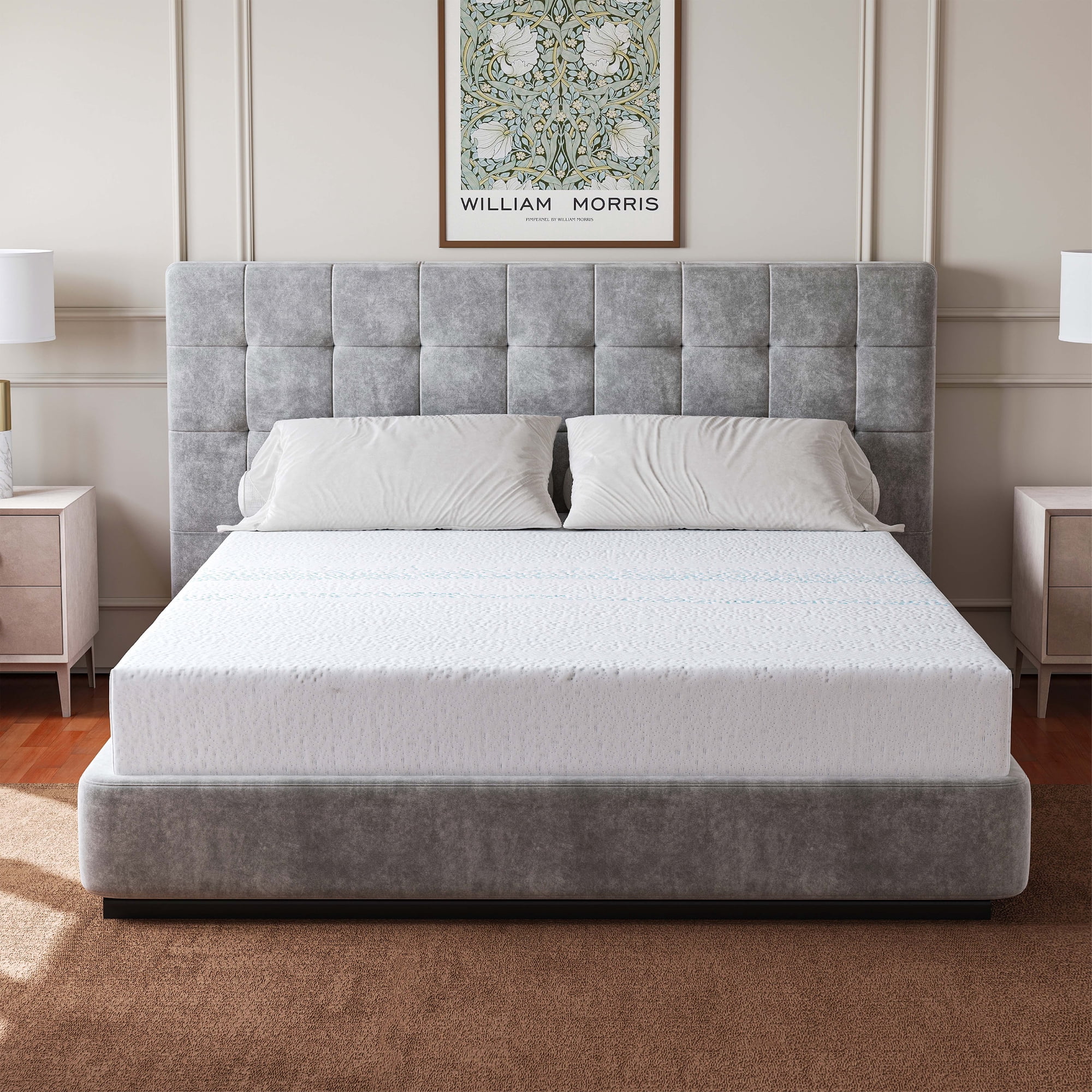 EGOHOME Essence Sleep 6” Twin Mattress Medium Firm Tight Top Memory Foam Mattress in a Box