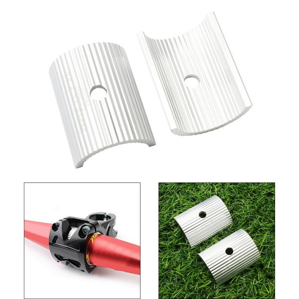 Adaptador de , espaciadores reductores de tamaño de vástago de carretera de montaña, enchufe de hoja de conversión Plata 254-318 mm Macarena Adaptador de cuña para vástago de bicicleta