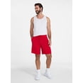 thumbnail image 4 of Athletic Works Men's and Big Men's Active Mesh Shorts, 9" Inseam, Sizes XS-5XL, 4 of 5