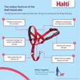 thumbnail image 2 of Halti Nylon Padded No Pull Dog Headcollar, Red, Size 3, 2 of 5