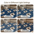 thumbnail image 6 of ODIKA Navy Contemporary Long Symmetrical Mosaic Eclectic Accessories Pet Friendly & Kids Safe Play for Playroom, Bedroom, Reading Nook, 6 of 6