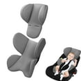 thumbnail image 2 of Car Seat Insert,Car Seat Insert for New Born,Baby Head Neck Body Support Pillow,Baby Stroller Cushion,Breathable Polyester Fiber Liner Mat,For Carseats Pushchair 47x35cm&36x32cm, 2 of 8