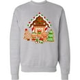 thumbnail image 2 of Inktastic Gingerbread House Christmas Adult Sweatshirt, 2 of 4