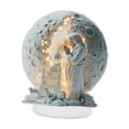 thumbnail image 3 of Decoración navideña de Jesús Escultura de Jesús Figura navideña iluminada Adorno religioso Figura de para estante de mesa Oficina, 3 of 8