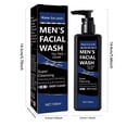 thumbnail image 2 of Limpiador facial, limpiador facial, espuma limpiadora facial para hombres, hidratante y limpiador facial, 100 ml., 2 of 5