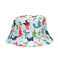 thumbnail image 2 of Baby Bucket Hat Breathable Lightweight Casual Wide Brim Hats Basic Daily Wear Cap for Boys & Girls Summer Fashion Headwear Light Green One Size, 2 of 3