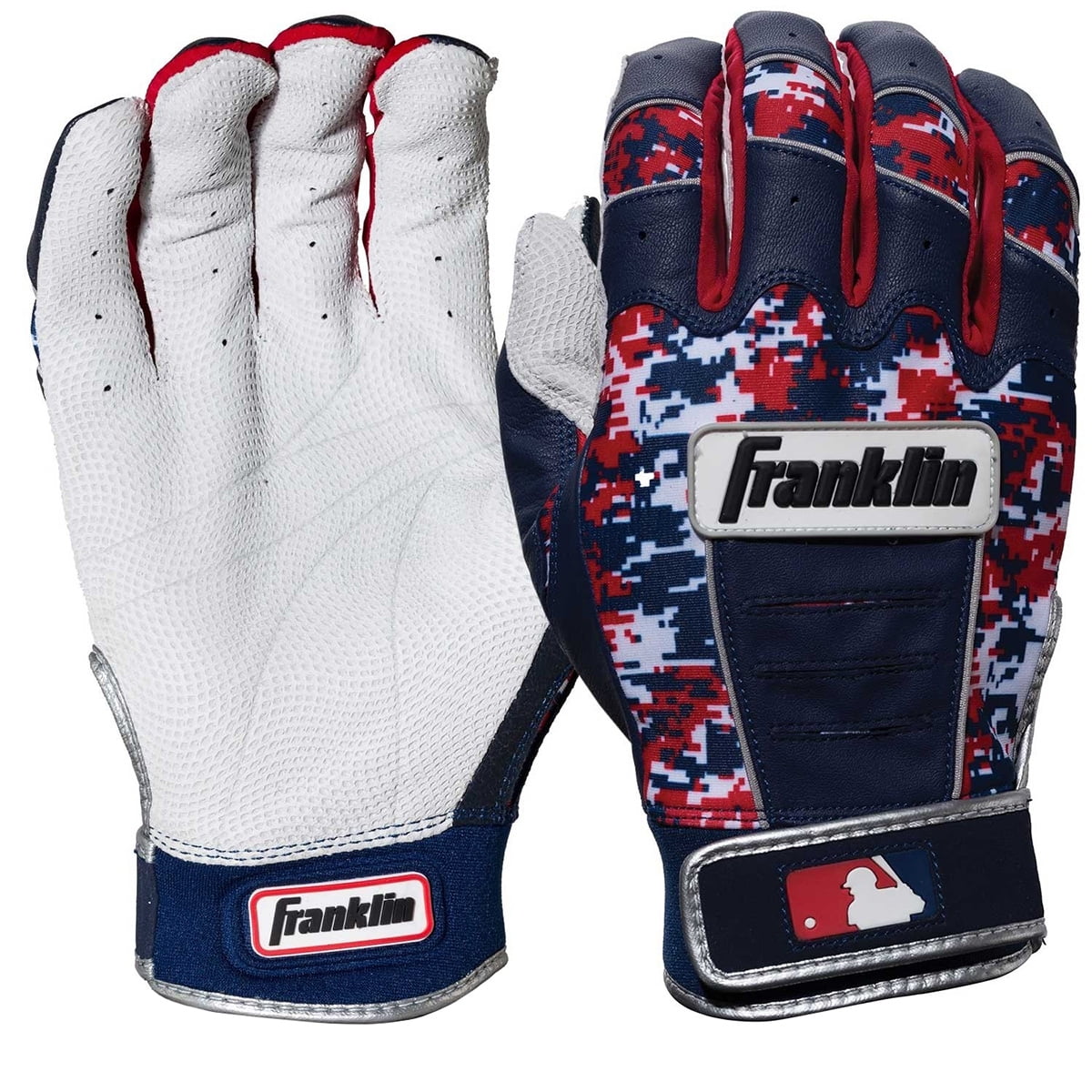 Pearl/White Franklin CFX Pro Series Batting Gloves Pair S 