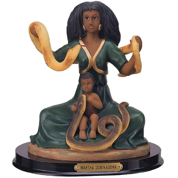 FC Design 7.5"H Santa Martha the Dominadora Lady Holy Figurine Statue Sculpture Ornament Decoration Home/Room Decor and Unique Gift Ideas for Housewarming, Holidays and Birthdays