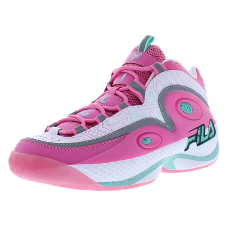 Fila Grant Hill 3 Womens Shoes Size 11, Color: White/Shocking Pink/Cockatoo