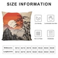thumbnail image 6 of Nawypu  Outdoor Pillow Covers Bamboo, Japanese Bamboo Trees Mountains Red Sun Painting Home Decorative Throw Pillow Case Cushion Cover for Men/Woman/Bed/Sofa/Office/Car, 2Pcs Pillow Covers 20x20in, 6 of 6