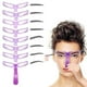 thumbnail image 1 of Plantillas para cejas, kit para dar forma a las cejas, plantilla reutilizable de 8 estilos con asa y correa, lavable., 1 of 5