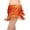 Orange, variant on Happydeer Women Belly Dance Skirt Chain Tassel Sequin Double-layer Lace-up Bohemian Clubwear Performance Mini Waist Wrap Latin Dance Practice Short Skirt Hip Waist Scarf (Grass Green)