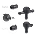 thumbnail image 4 of Boquilla de limpiaparabrisas para Volvo C30 2008-2013 No.31391513/9178897, paquete de 4, color negro, 4 of 7