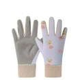thumbnail image 2 of NAISIBABY Girls Snow Gloves (3-12T), Thermal Waterpoof Stretchy Kids Winter Outdoor Ski Cycling Gloves Purple, 2 of 5