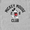 thumbnail image 2 of Men's Mickey & Friends Retro Cartoon 28 Club Graphic Tee Athletic Heather Large, 2 of 5