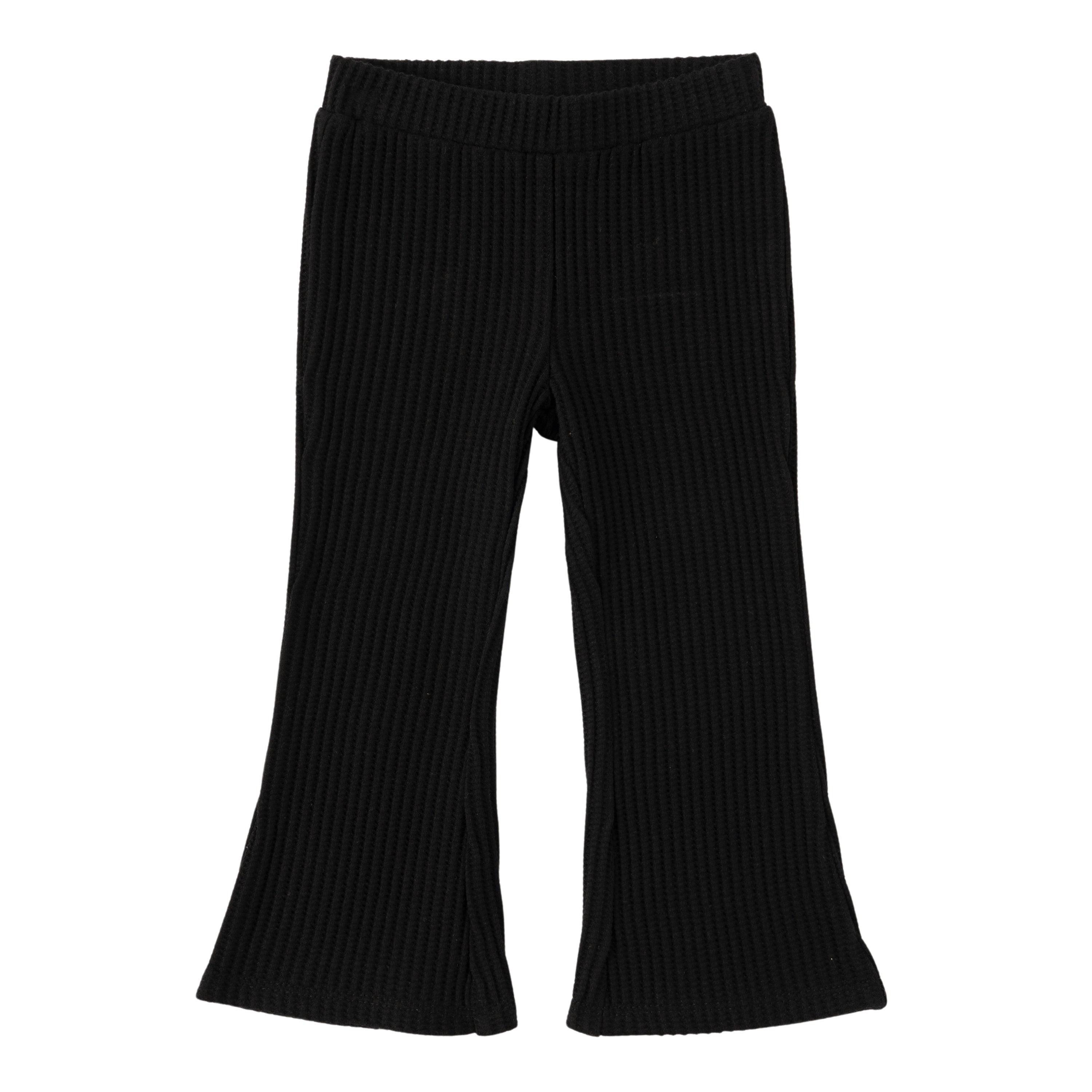 KIDPIK Girls Thermal Pull On Knit Flare Pant, Size 12 Months XXL (16)